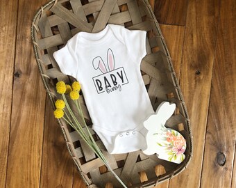 Baby Bunny Onesie®, Easter Onesie®, Easter Baby Outfit, Easter Baby Clothes, Easter Baby Onesie®, Easter Outfit