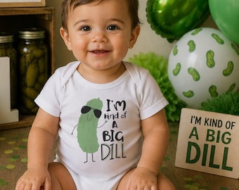 Big Dill Pickle Baby Onesie®, Funny Baby Shower Gift