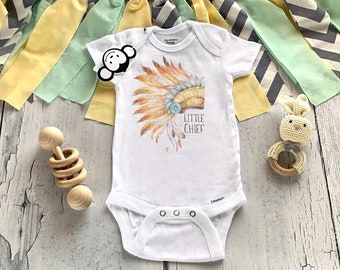 Native baby Boy White onesie Thanksgiving applique Tee Pee feathers 12 mos 6 mos 3 to 9 mos 12mos NB 2T 3T handmade short long sleeve nice