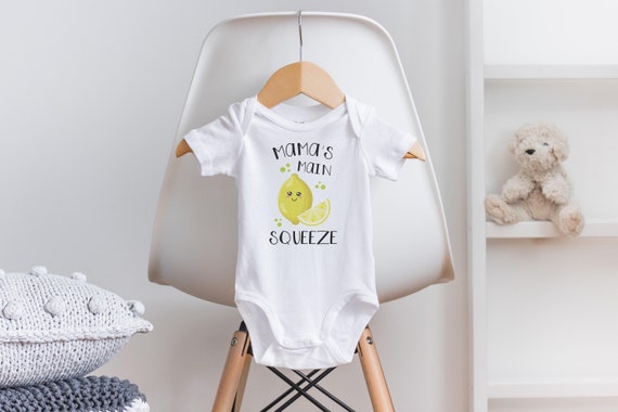 Mama Onesie®, Mama's Main Squeeze Onesie®, Mommy Onesie®, Baby Shower Gift, Lemon Onesie®. I Love Mommy Onesie®, Lemon Baby Clothes