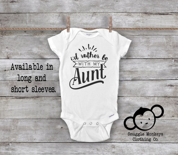 Aunt Onesies Auntie Onesies My Aunt Loves Me Onesie I Etsy
