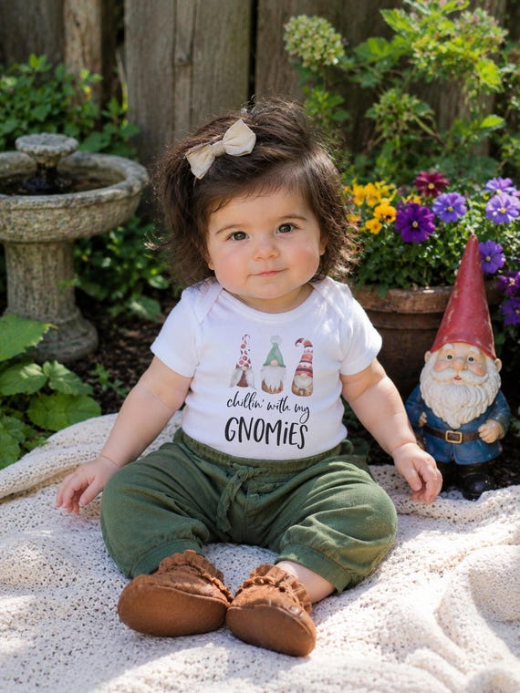 Gnome Baby Onesie®: Chillin' With My Gnomies
