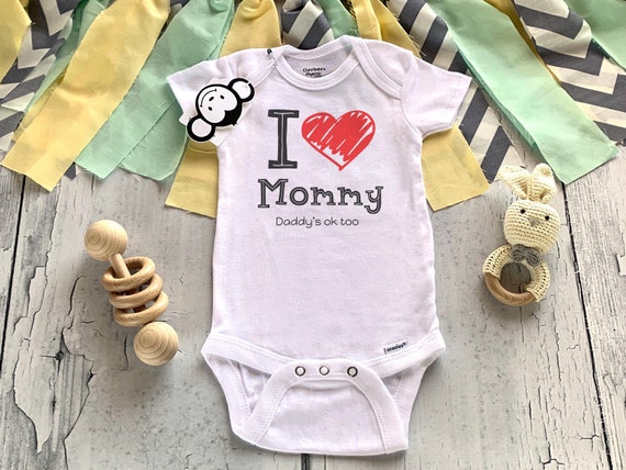 i love mommy baby girl clothes