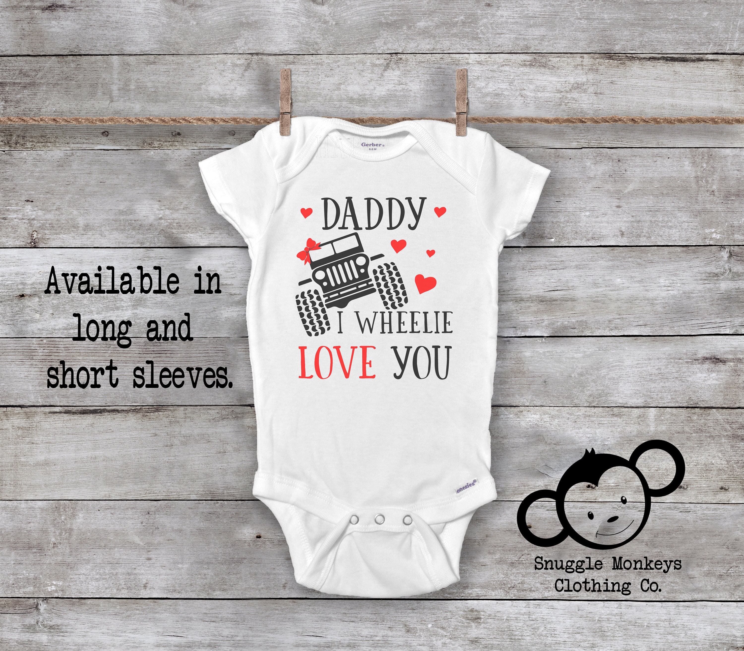 Daddy I Wheelie Love You Onesie Funny Baby Onesie Baby Girl Truck Onesie Jeeper Baby Girl Clothes Cute Baby Clothes Baby Shower Gift Daddy I Wheelie Love You Onesie Funny Baby Onesie Baby Girl Truck Onesie Jeeper Baby Girl Clothes Cute Baby Clothes Baby Shower Gift