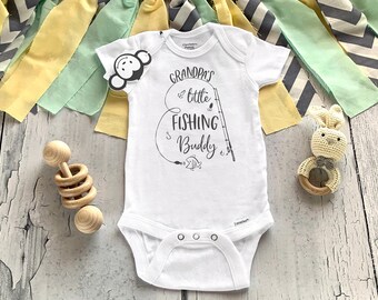 White Funny Threadz Kids Funny Kids Onesie “Grandpas Fishing Buddy” Gift for Grandpa 3-6 Months White Funny Threadz Kids Funny Kids Onesie “Grandpas Fishing Buddy” Gift for Grandpa 3-6 Months