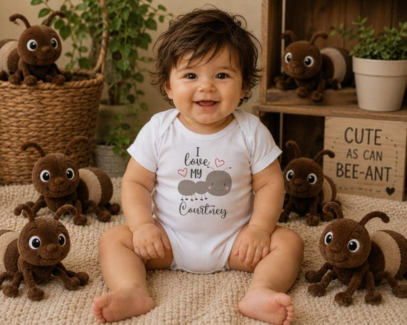 I Love My Aunt Personalized Onesie®, Baby Shower Gift