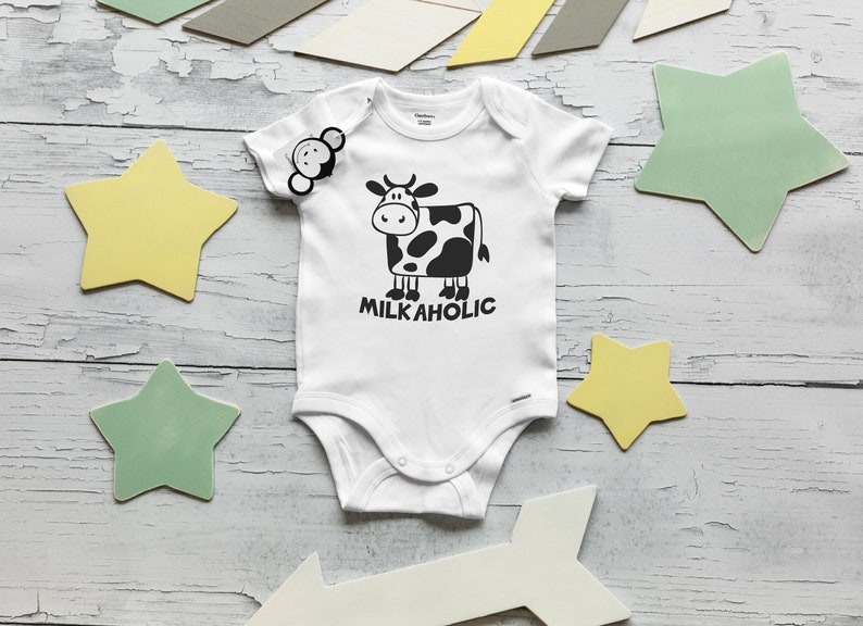 Cow Baby Onesie®, Funny Baby Onesies®, Cow Baby Clothes, Farm Onesie®, Farm Baby Clothes, Country Baby Clothes, Baby Shower Gift image 2