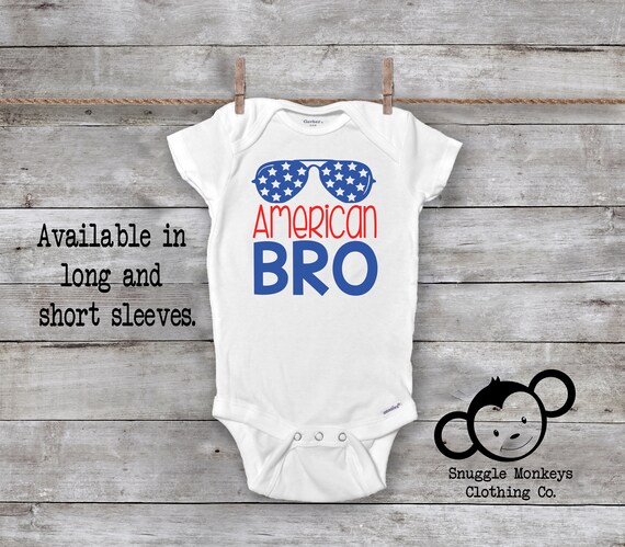 4th of july baby onesie