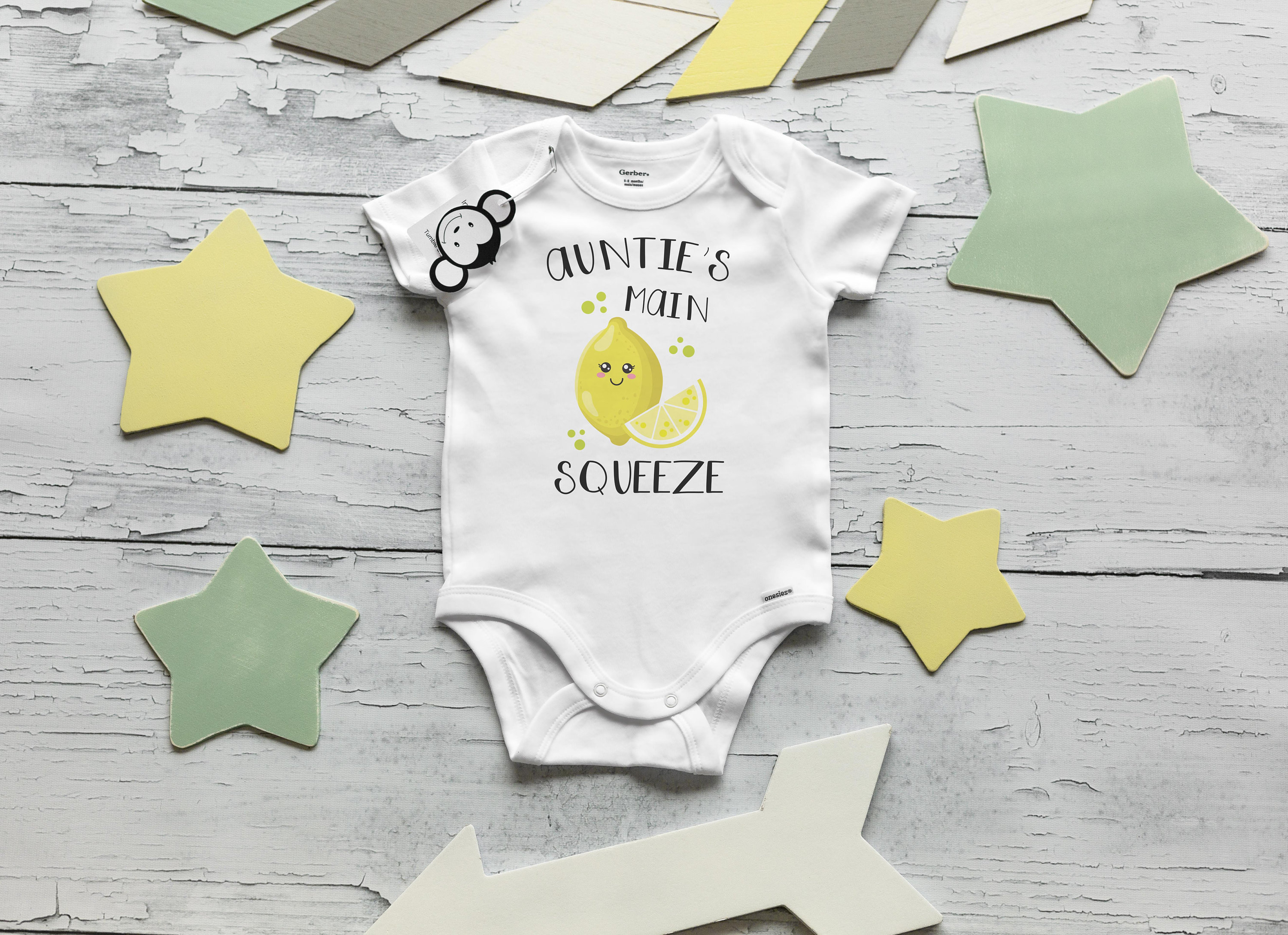 0-3 months Auntie Baby Clothes My Favorite Aunt Personalized Name Baby Onesie® Baby Shower Gift Personalized Baby Onesie® Auntie Custom Baby Onesie®