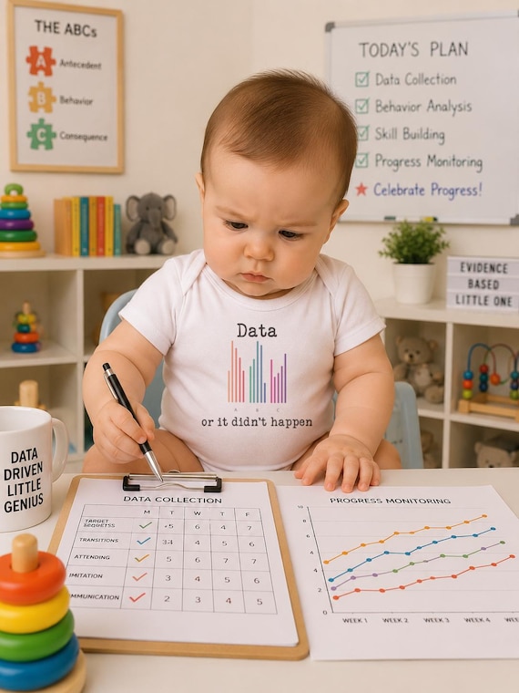 BcBa Onesie®, Data or It Didn't Happen, ABA Baby Clothes