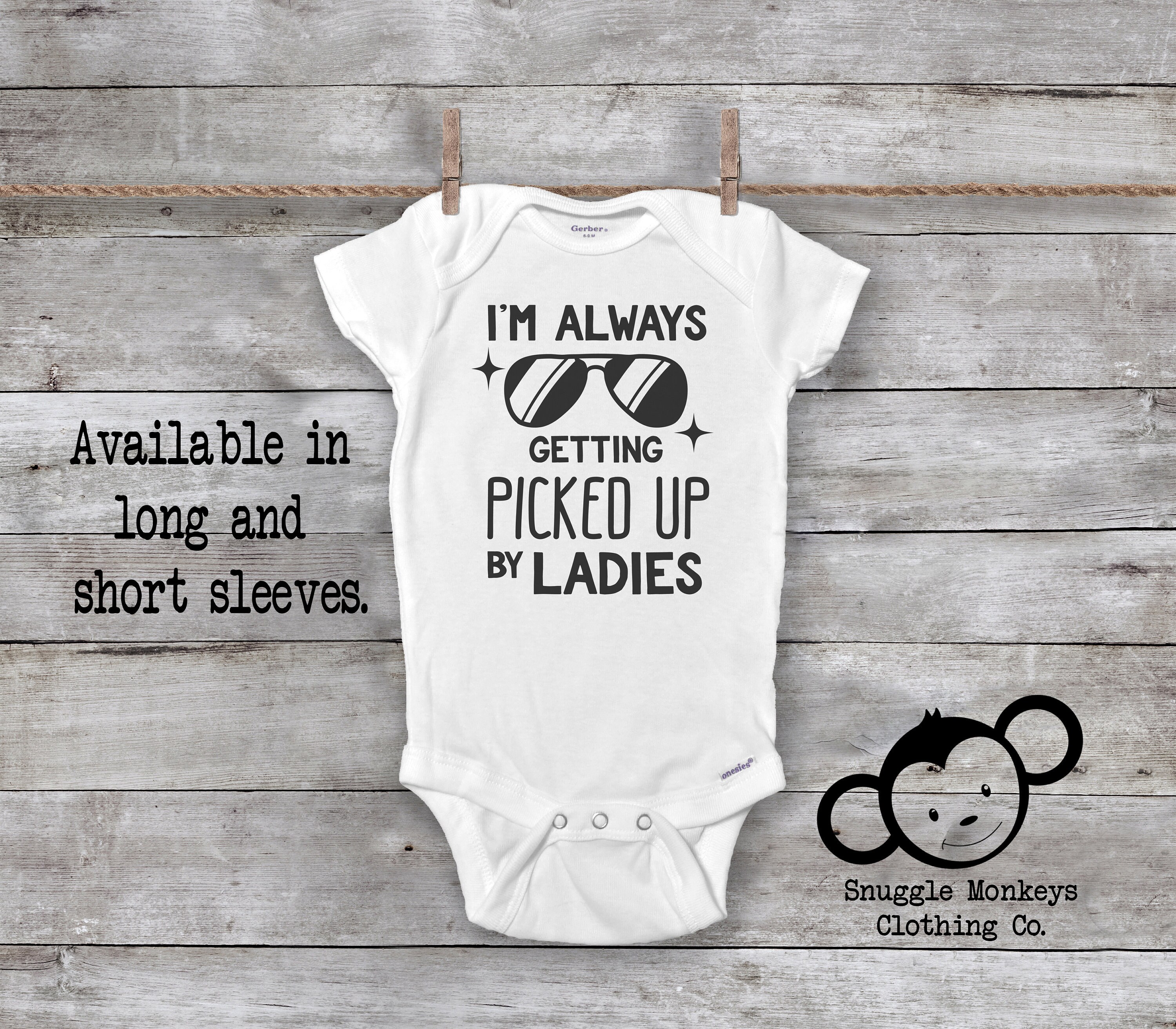 Funny Baby Onesie Baby Shower Gift Hipster Baby Clothes Baby Boy