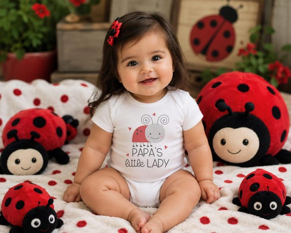 Personalized Grandpa's Little Lady Onesie®: Baby Girl Gift