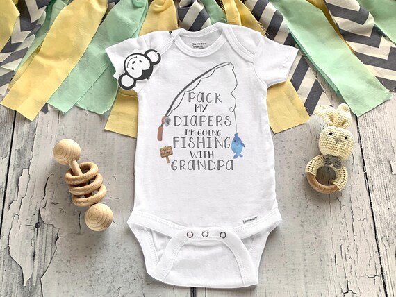 grandpa's fishing buddy onesie