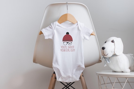 Funny Christmas Onesies®, Cute Christmas Onesie®, Christmas Story Onesie®, Christmas Outfit Baby, You'll Shoot Your Eye Out, Christmas Baby