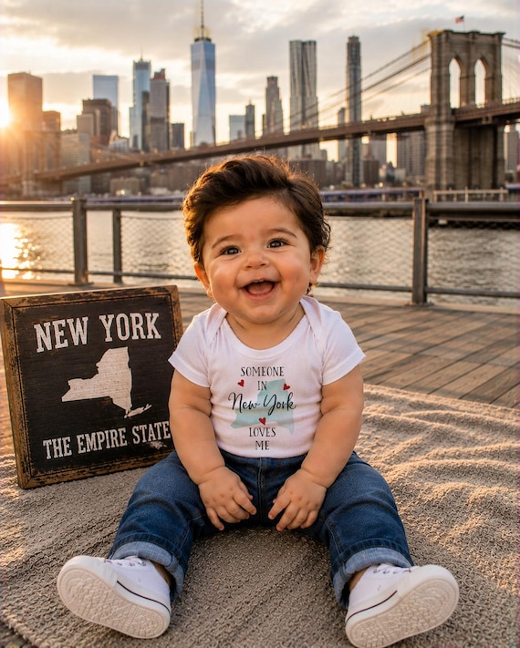 New York Baby Onesie®, State Love, Baby Shower Gift