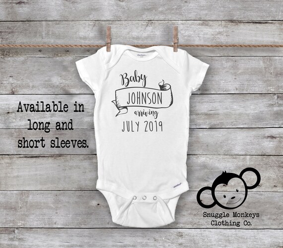 Baby Announcement Shirt Pregnancy Reveal to Grandparents Pregnancy Announcement Onesie\u00ae Pregnancy Announcement to Grandparents