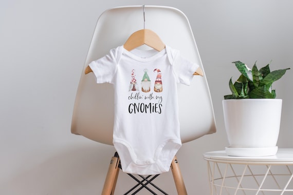 Gnome Onesie®, Chillin With My Gnomies, Funny Baby Onesie®, Hipster Baby Clothes, Baby Shower Gift, Gnome Baby Shower, Cute Baby Clothes