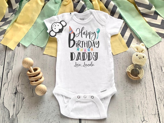 happy birthday daddy onesie target