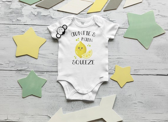 Auntie's Main Squeeze Onesie®, Auntie Baby Clothes, Gift for Baby, Aunt Gift to Baby