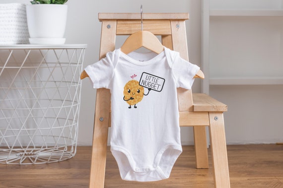 Little Nugget, Chicken Nugget Onesie®, Baby Bodysuit