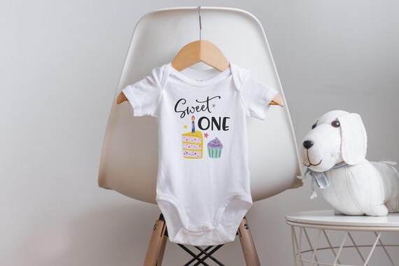 Sweet One Onesie®, First Birthday Onesie®, First Birthday Shirt, Girl First Birthday Outfit, Cute Birthday Outfit