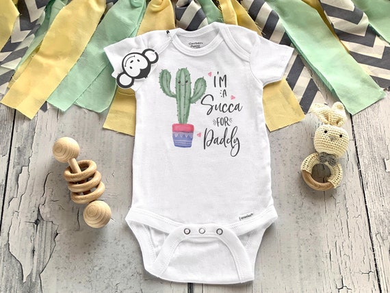 Cactus Onesie Daddy Loves Me Onesie I Love My Daddy Etsy Cactus Onesie Daddy Loves Me Onesie I Love My Daddy Etsy