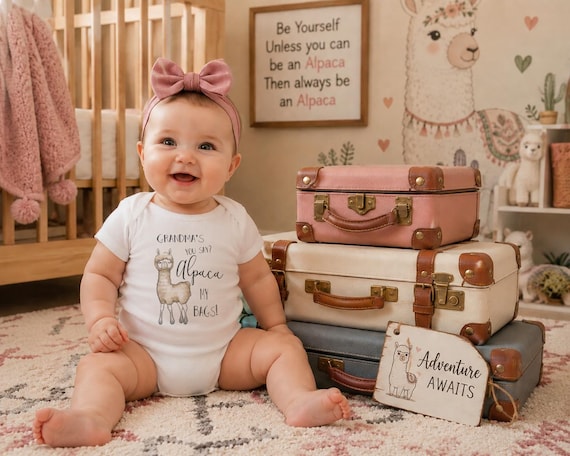 Alpaca Grandma Onesie®, Baby Shower Gift