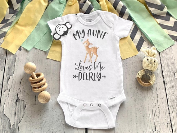 my aunt loves me baby clothes