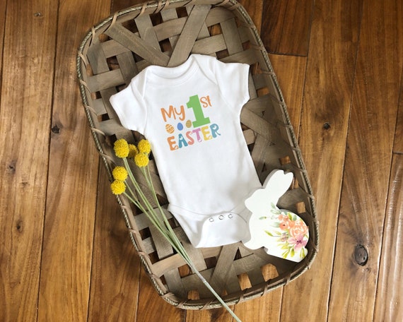 My 1st Easter Onesie®, Easter Onesie®, Easter Baby Outfit, Easter Baby Clothes, Easter Baby Onesie®, Easter Outfit