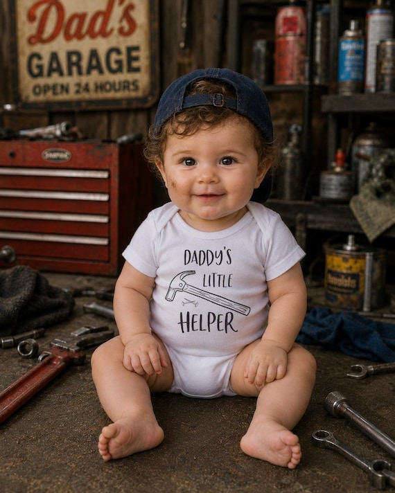 Daddy's Little Helper Onesie®, Funny Baby Bodysuit