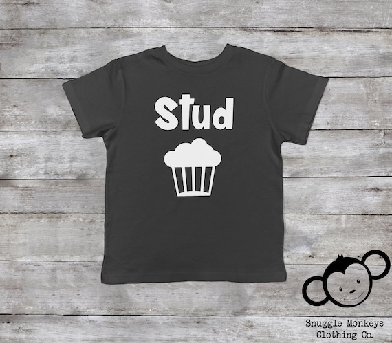Stud Muffin Funny Food Cool Boys Tees Awesome Cute Youth T-Shirts