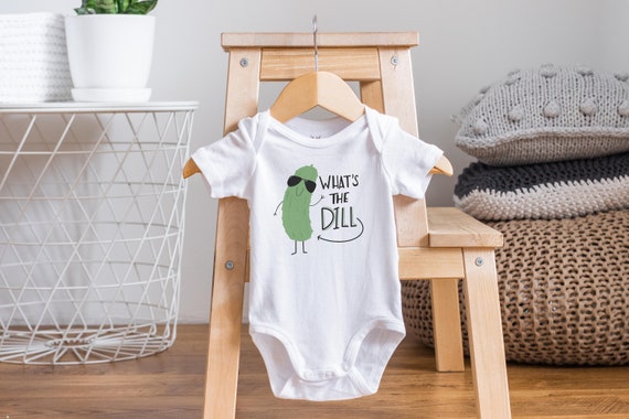 Pickle Onesie®, Funny Baby Onesie®, Food Onesie®, Funny Baby Shower Gift, Hipster Baby Clothes, Unique Baby Gift, Pickle Baby Clothes