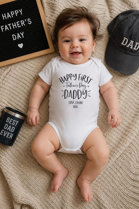 First Father's Day Onesie®: Daddy's Little Girl Outfit