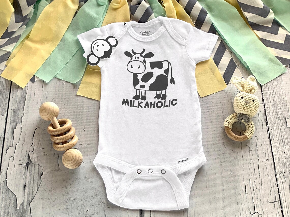 Cow Baby Onesie® Funny Baby Onesies® Cow Baby Clothes Farm Etsy