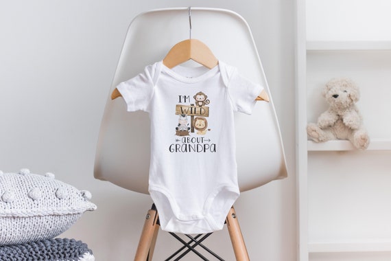 Grandpa Onesie®, I Love Grandpa Onesie®, Grandpa's Favorite, Baby Shower Gift, Pregnancy Reveal, Funny Baby Onesie®, Cute Baby Onesies