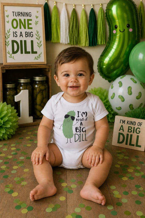 Big Dill Pickle Baby Onesie®, Funny Baby Shower Gift