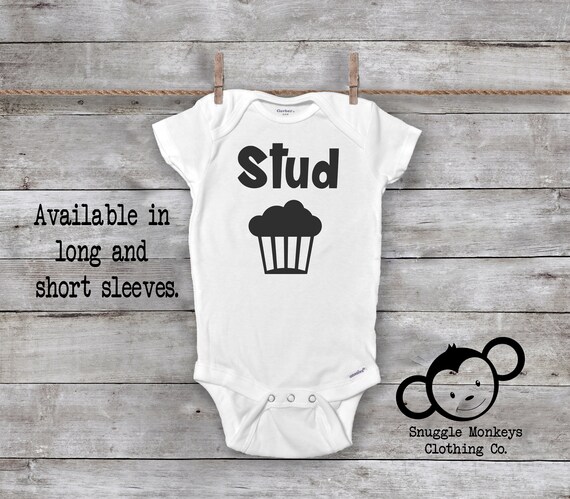 Stud muffin onesie