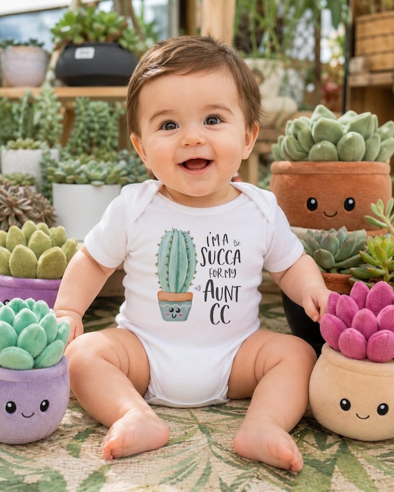 Succa for my Aunt Onesie®, Funny Baby Shower Gift