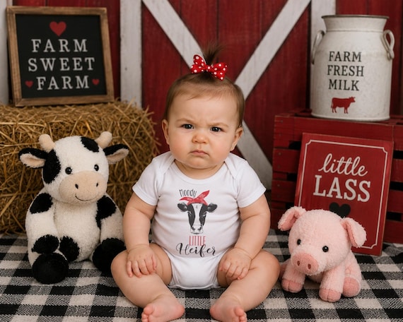 Moody Little Heifer Cow Onesie® - Funny Baby Outfit