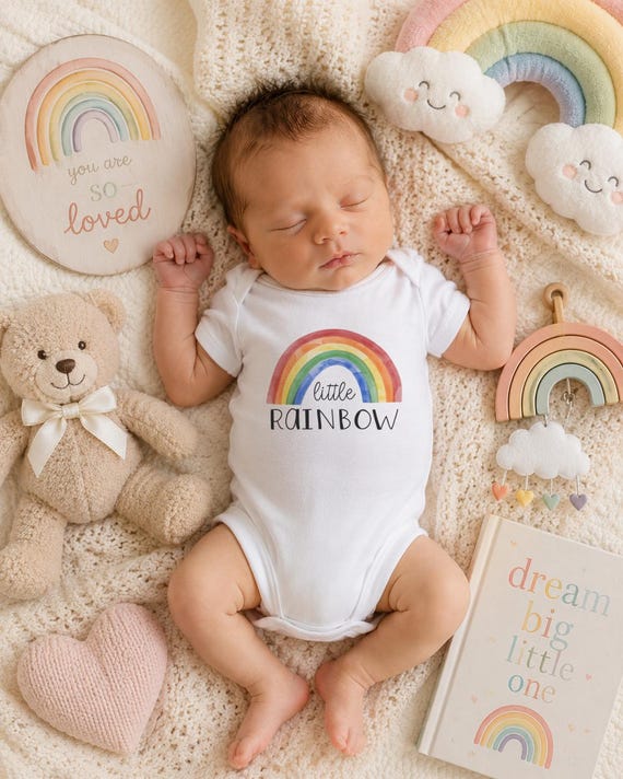 Little Rainbow Onesie®, After The Storm, Baby Shower Gift