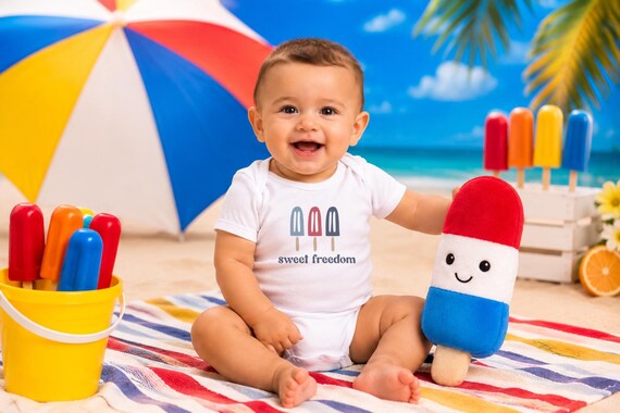 Sweet Freedom Popsicle Onesie® - Baby Bodysuit