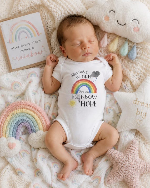 Rainbow Baby Onesie®: After Every Storm, Rainbow of Hope