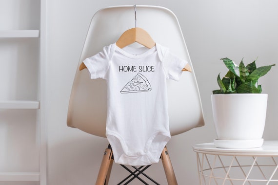 Homeslice Onesie®, Funny Baby Onesie®, Pizza Onesie®, Funny Baby Clothes, Trendy Baby Clothes, Hipster Baby Clothes, Baby Shower Gift