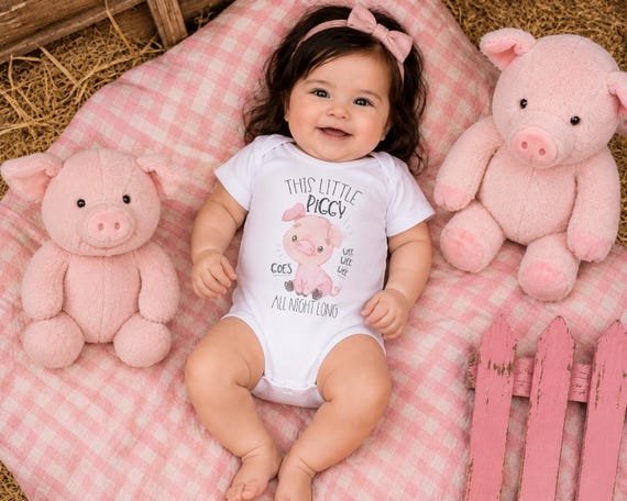 Pig Baby Onesie®, Funny Farm Baby Clothes