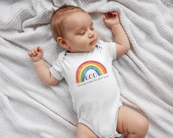 Rainbow Baby Onesie®: God's Promise, Christian Gift