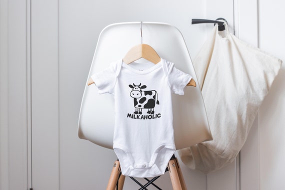 Milkaholic, Funny Congratulations New Baby Greeting Card Milkaholic, Funny Congratulations New Baby Greeting Card