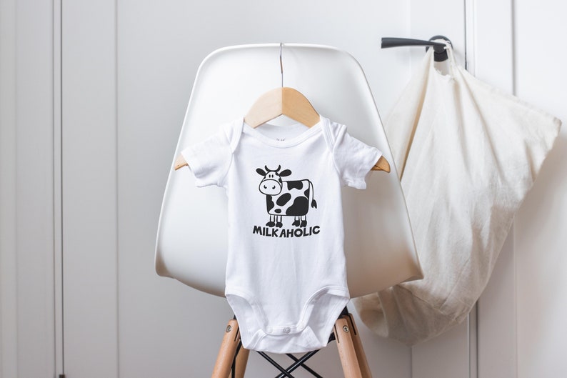 Cow Baby Onesie®, Funny Baby Onesies®, Cow Baby Clothes, Farm Onesie®, Farm Baby Clothes, Country Baby Clothes, Baby Shower Gift image 1