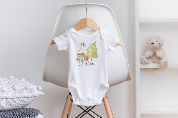 First Christmas Onesie®, Christmas Tree Onesie®, Christmas Onesies®, Baby First Christmas Outfit, Christmas Baby Shower, 1st Christmas Baby