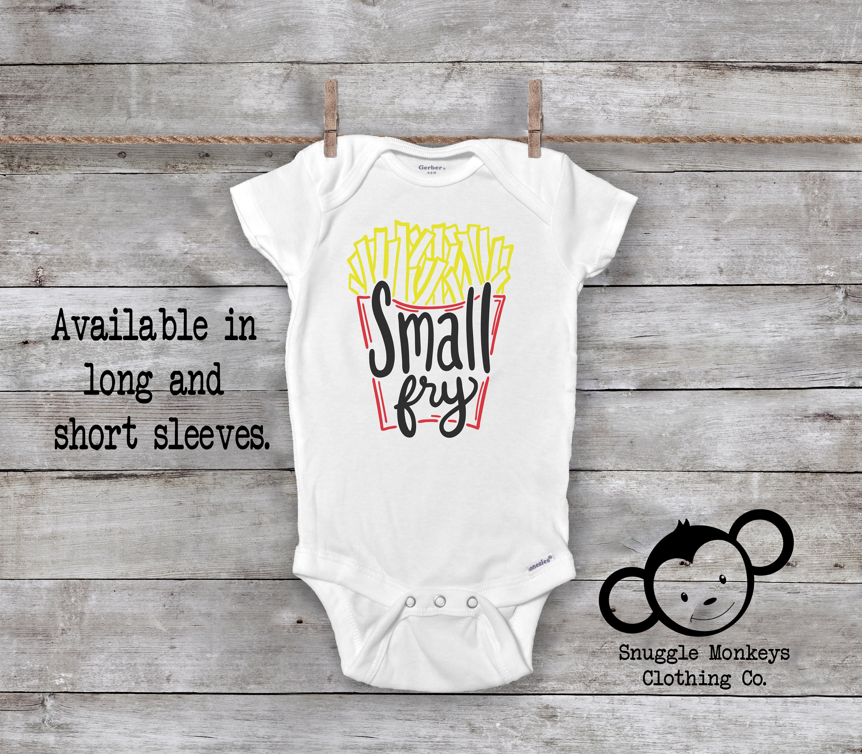 french fry onesie
