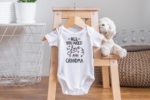 I Love Grandma Onesie®, My Grandma Better Than Your Grandma, Grandma Loves Me Onesie®, Cute Baby Clothes, Baby Shower Gift